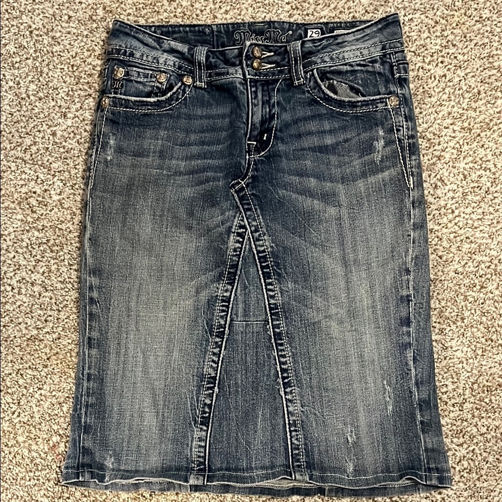 Miss Me Denim Skirt
